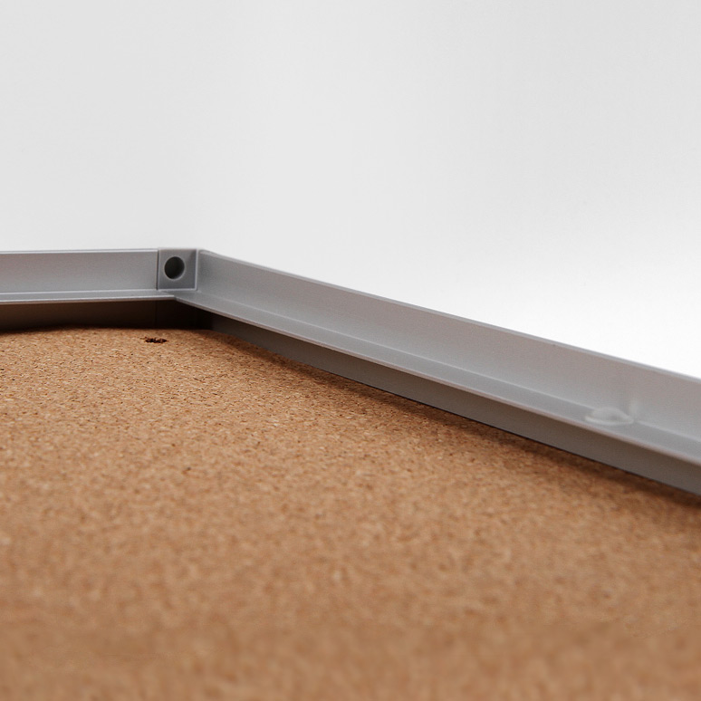 Interiérová vitrína Economy 6xA4 - korkový povrch