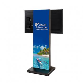 Digitálny stojan do výkladu s monitorom 50 a potlačou