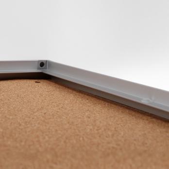 Interiérová vitrína Economy 6xA4 - korkový povrch