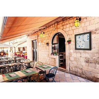 Vitrína 12xA4, čierna