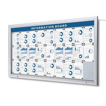 Vitrína 27xA4, LED osvetlenie 