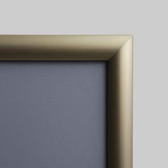 Zlatý klaprám A1, ostré rohy, 25mm profil