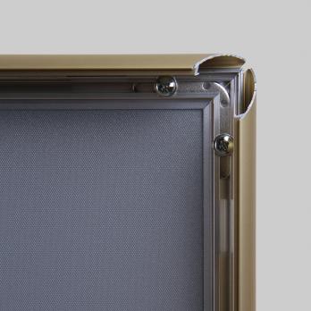 Zlatý klaprám A1, ostré rohy, 25mm profil